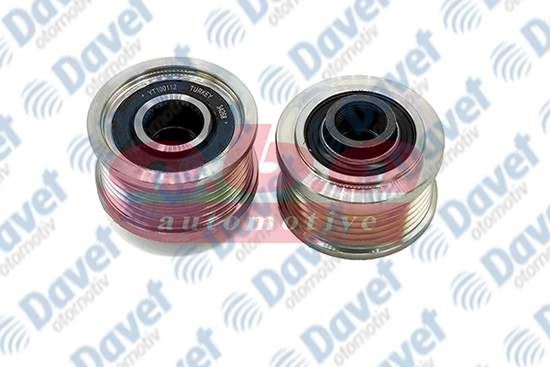 ABA 25100112 Alternator Kasnagi [Rulmanli] Bravo Ii 06> Doblo 10> Linea 09> Punto 05> Stilo 04 >07 Ducato 11> [Ina Tip] [58*54*40.9]